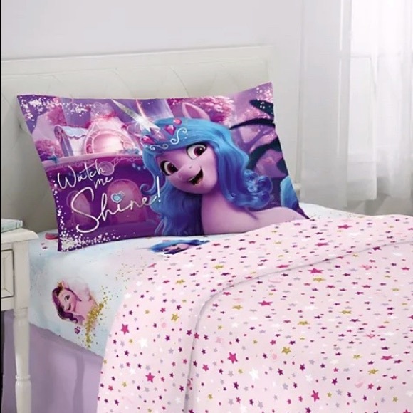 NWT My Little pony Full size sheet comforter set sheets bedspread kids birthday - Picture 10 of 10